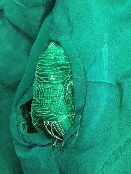 1980s Naeem Khan Green Pure Silk Sequined Jacket