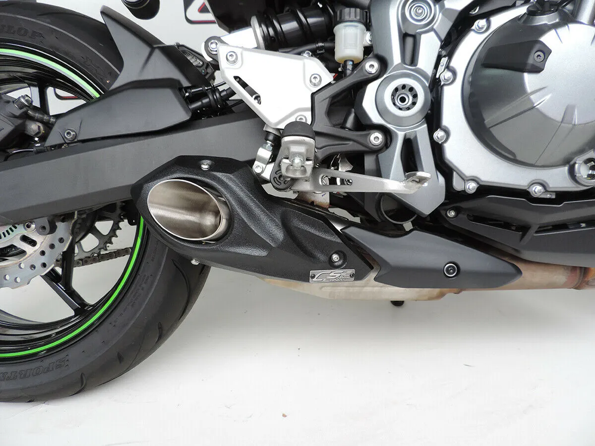 2017-24 Kawasaki Z900 CS Racing Slip-on Exhaust | Muffler Tip   dB Killer ( 3.3hp)