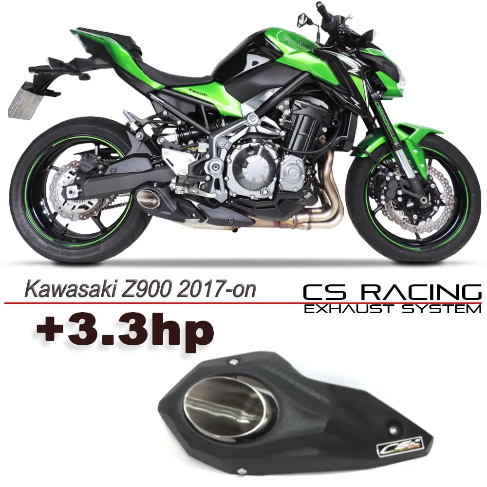 2017-24 Kawasaki Z900 CS Racing Slip-on Exhaust | Muffler Tip   dB Killer ( 3.3hp)