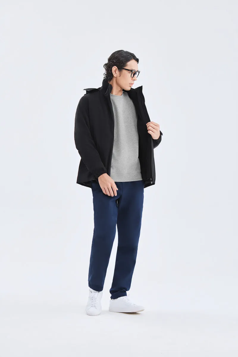3-in-1 Convertible Water Repellent Jacket | Black BKFD01