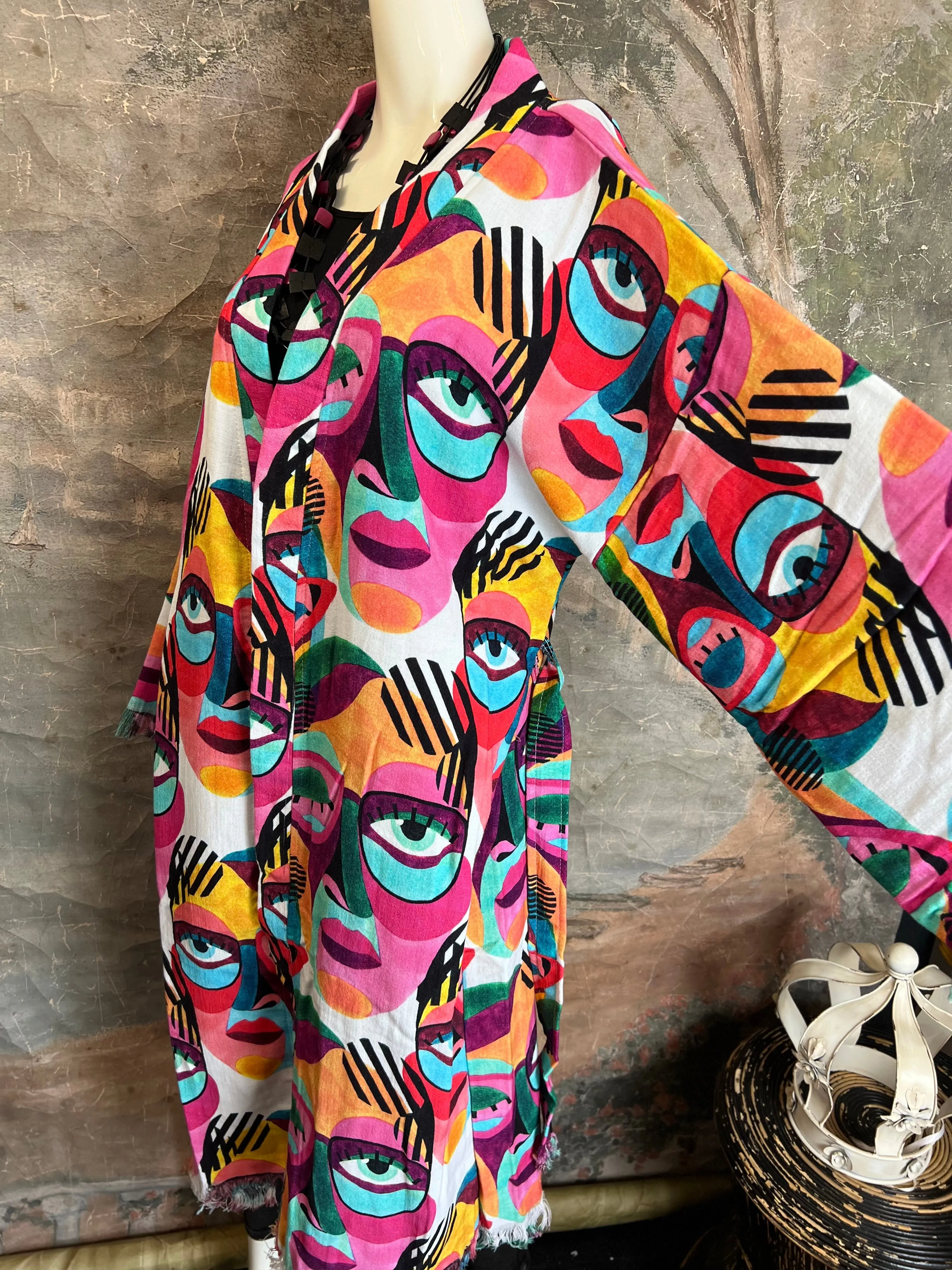 41023 Picasso Kimono Robe