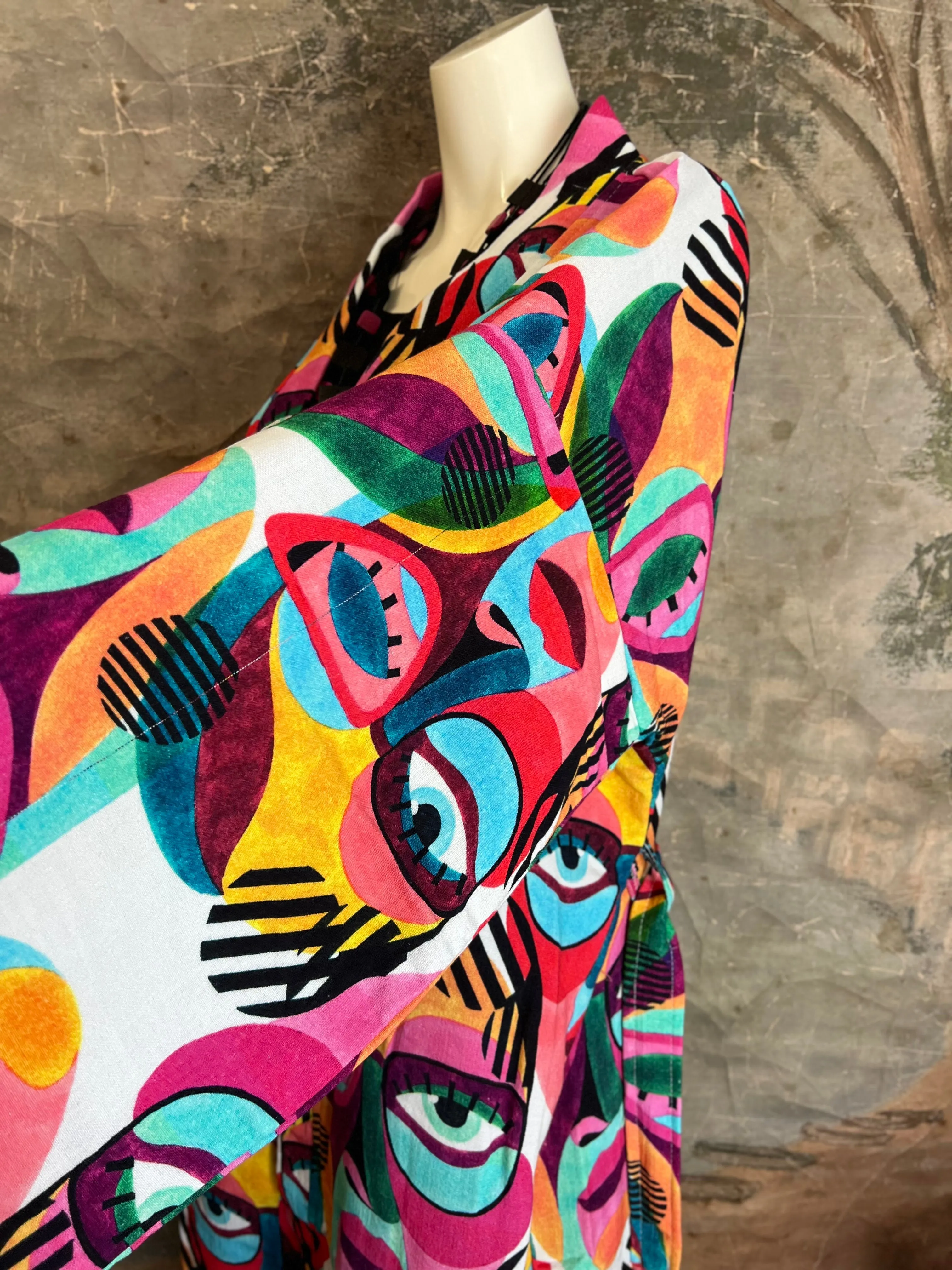 41023 Picasso Kimono Robe