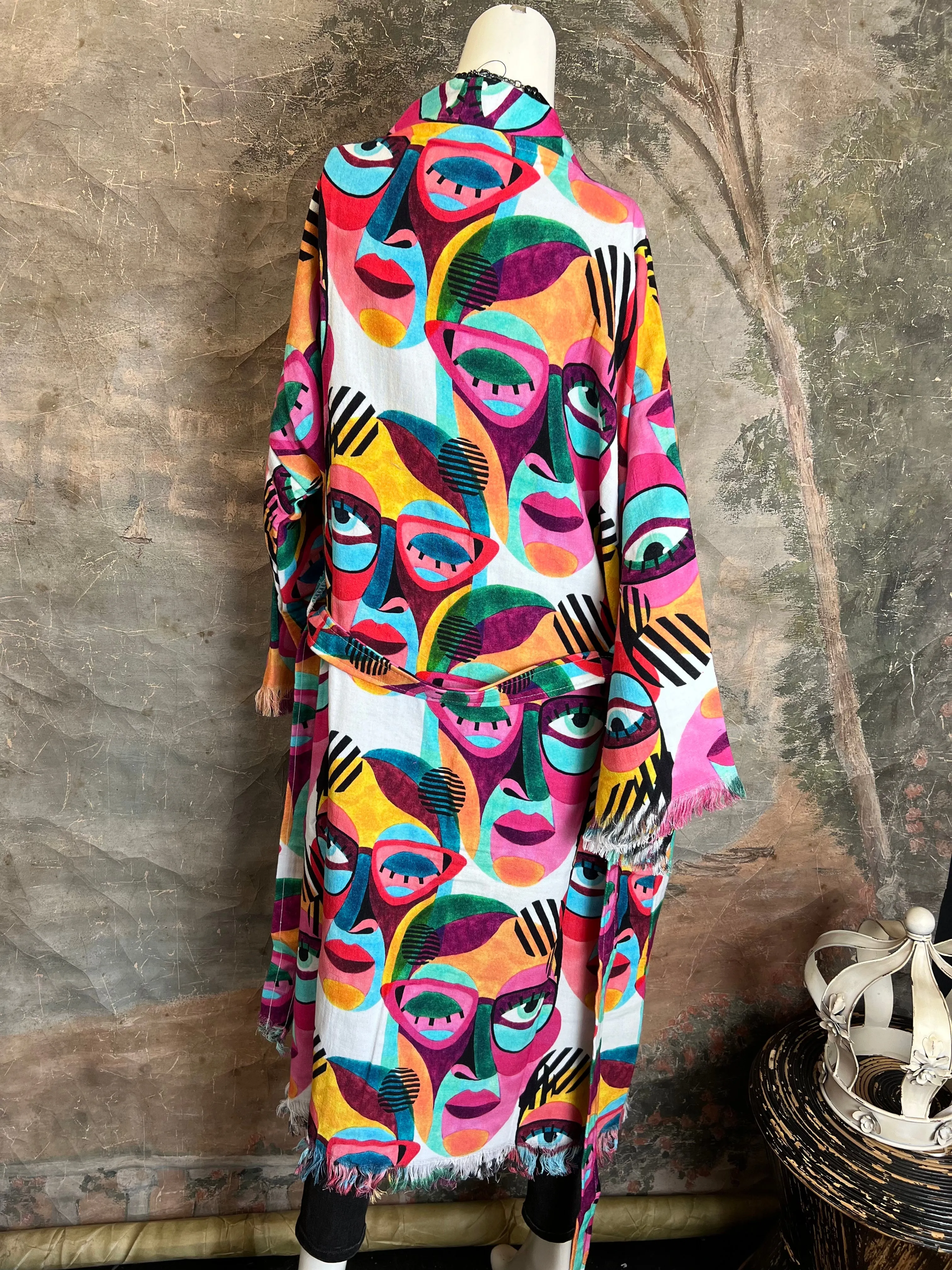 41023 Picasso Kimono Robe