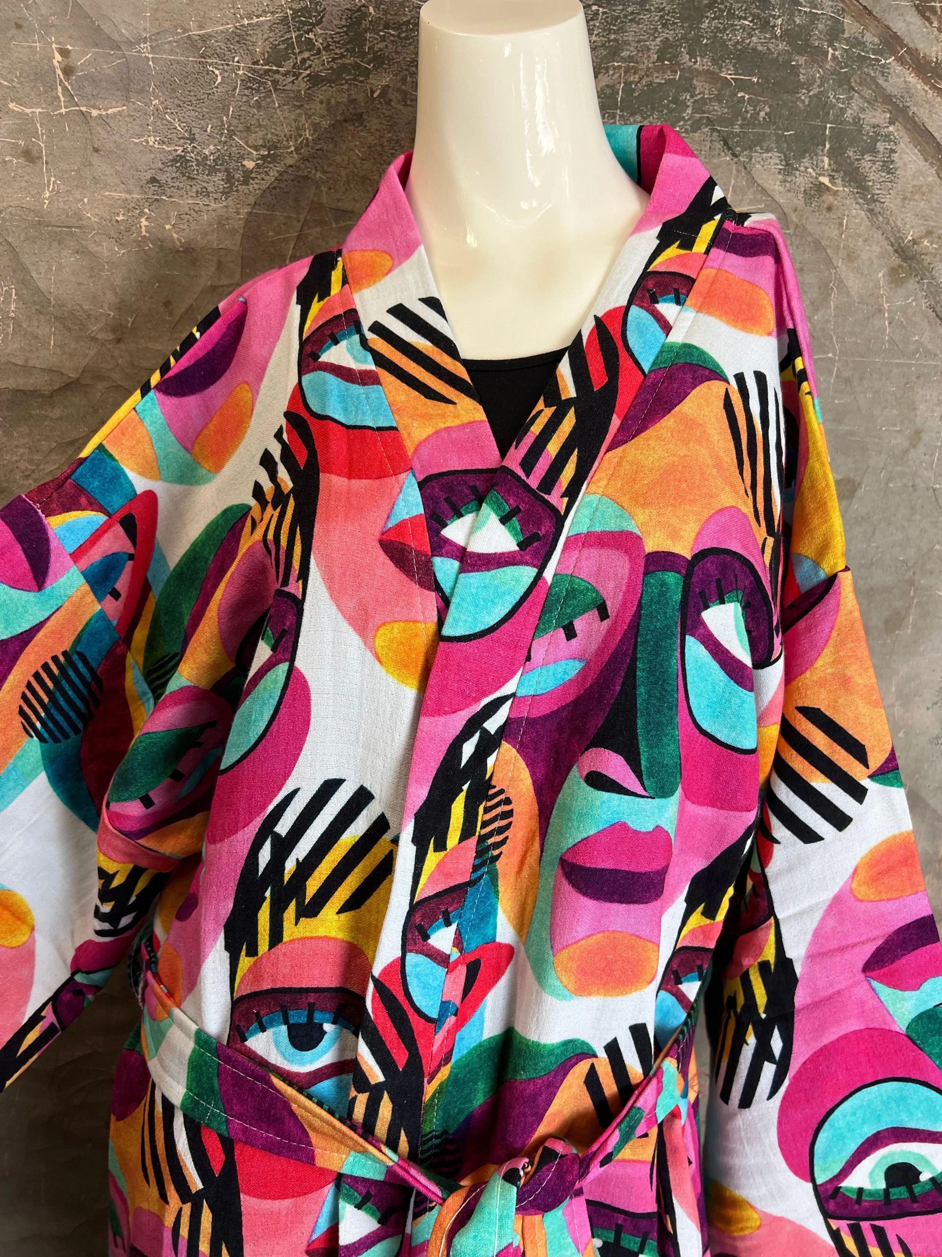 41023 Picasso Kimono Robe
