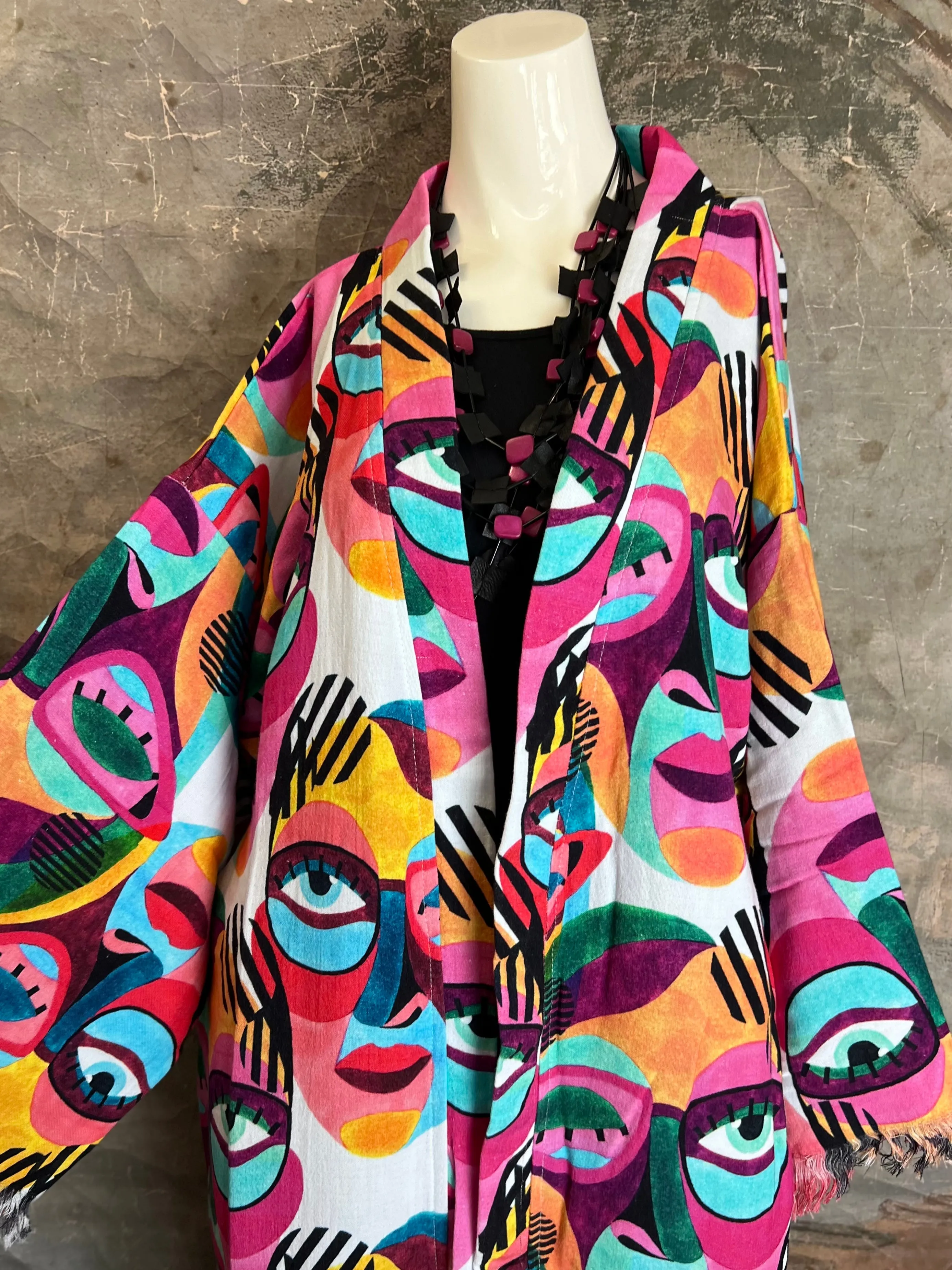 41023 Picasso Kimono Robe