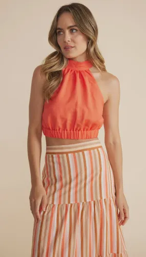 Abrea Halter Top - Watermelon