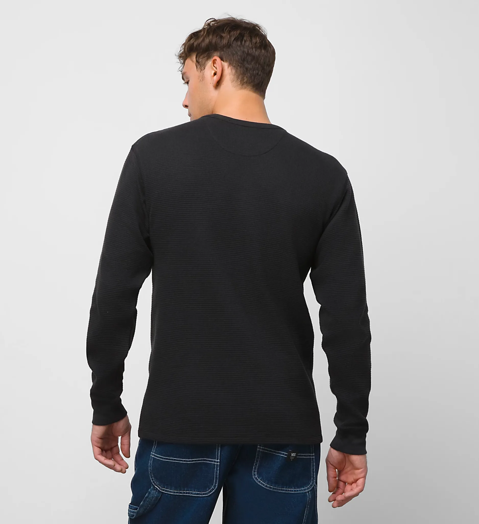 Alder Long Sleeve Pocket Thermal - Black