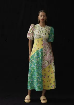 Alemais Kenzie Floral Midi Dress