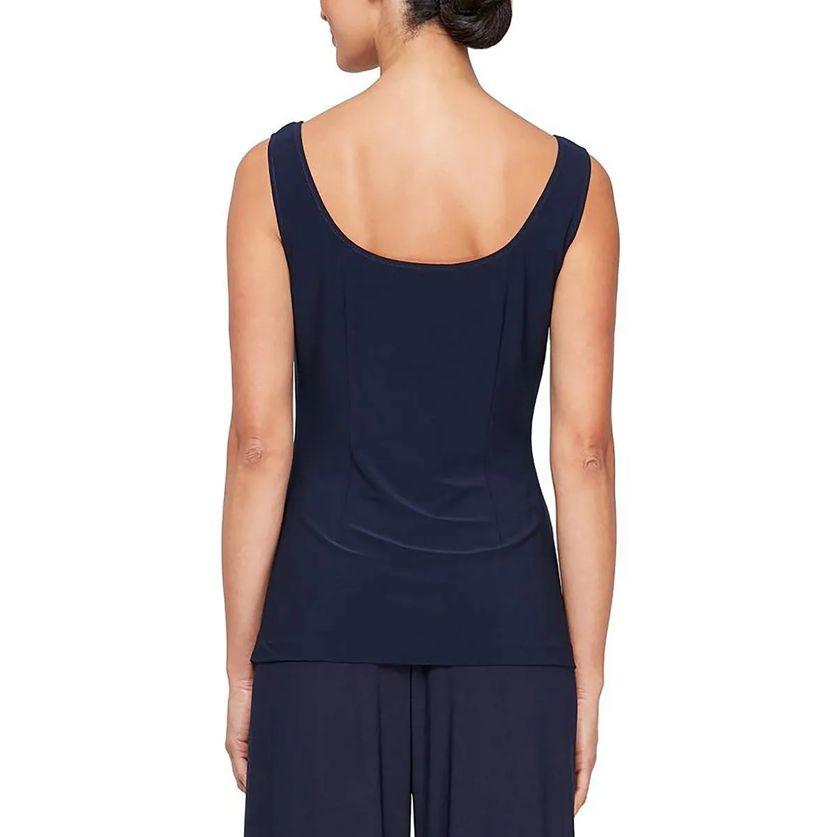 Alex Evenings Womens Two Piece Jacket Tank Top