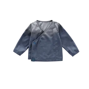 Baby Denim Kimono Cardigan | Indigo
