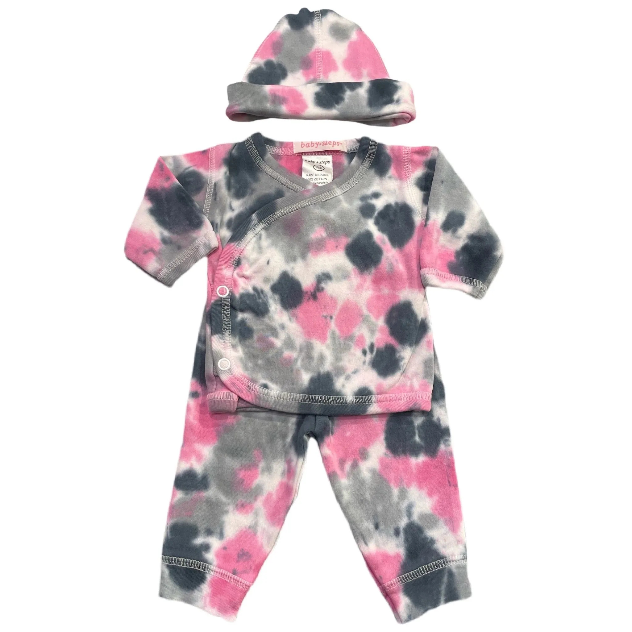 Baby Steps 3pc Set Tie Dye ~ Eva