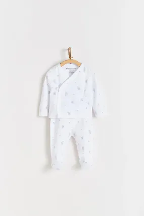 Babycottons Koala Kimono & Pants Set - Grey