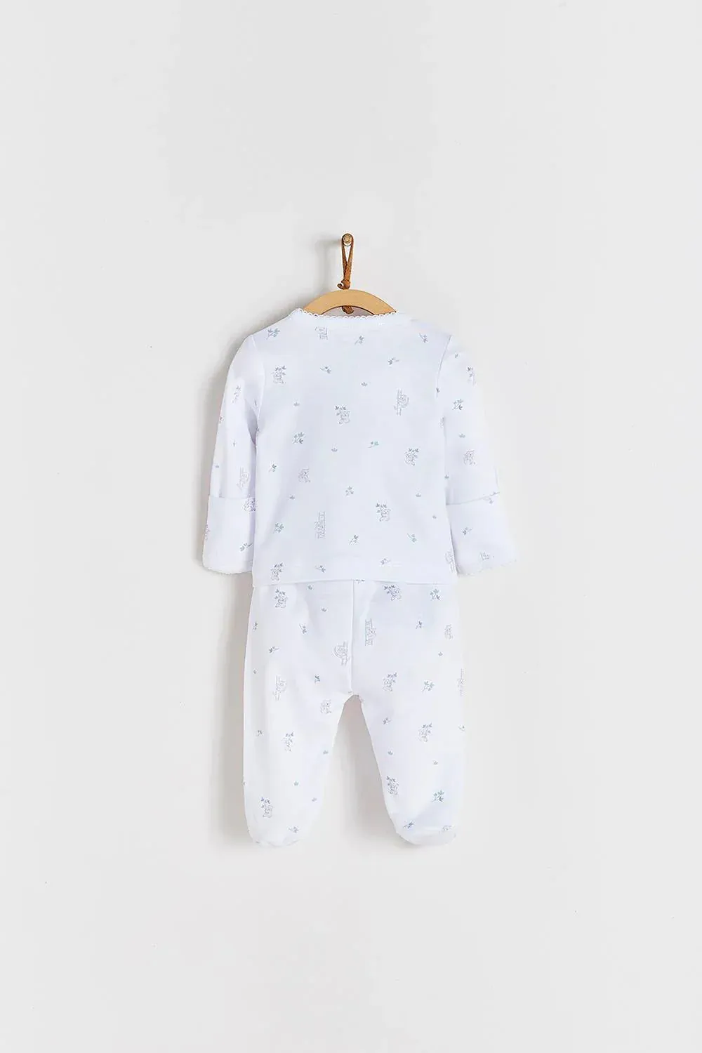 Babycottons Koala Kimono & Pants Set - Pink