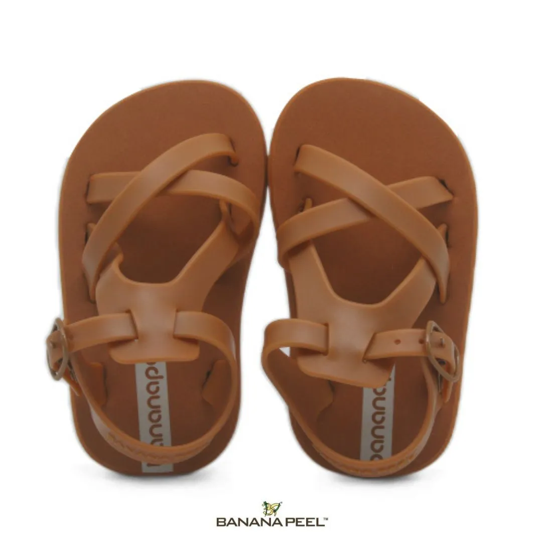 Banana Peel Slippers for Toddlers - DishyMoppet Caramel House