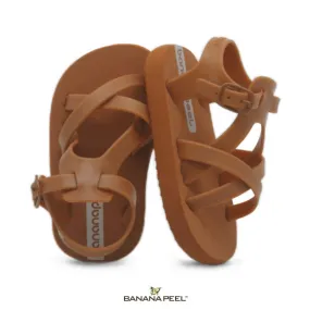 Banana Peel Slippers for Toddlers - DishyMoppet Caramel House
