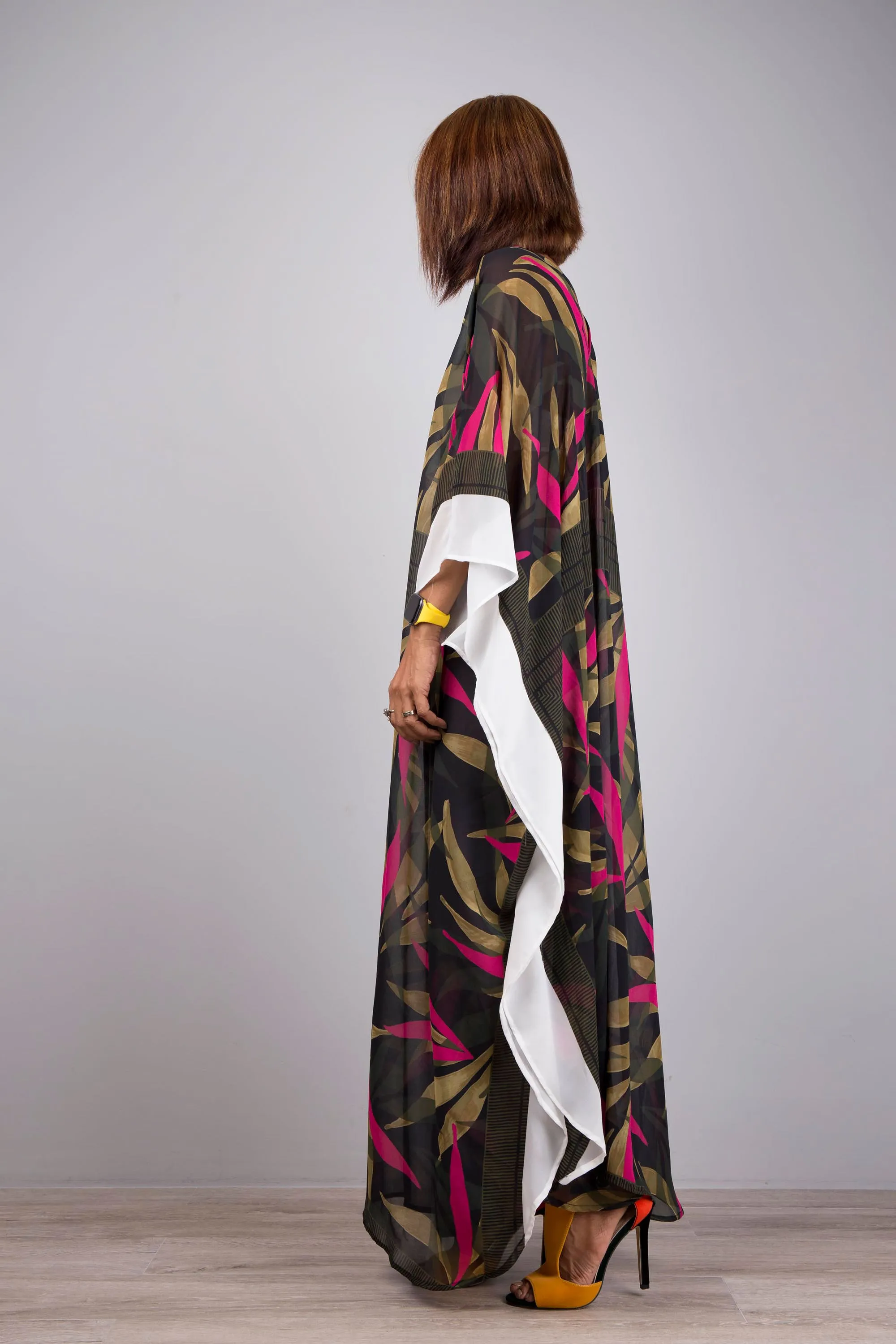 Beach kaftan maxi dress