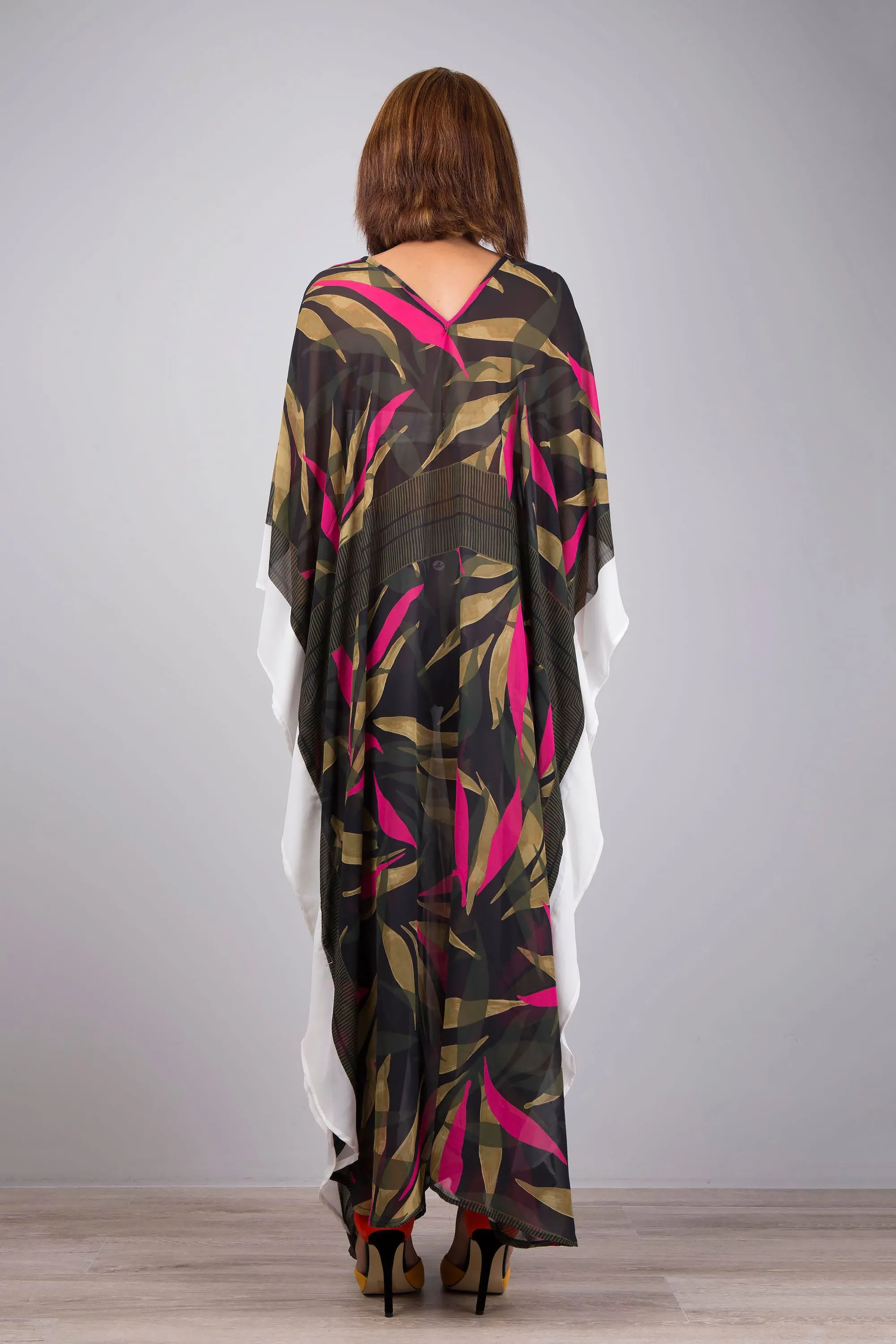 Beach kaftan maxi dress