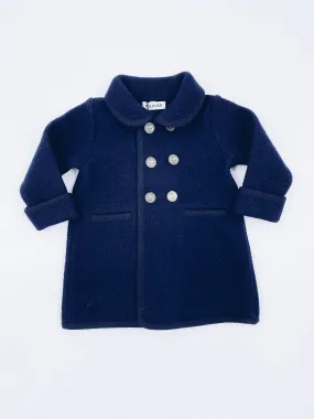 Beautiful Navy Merino wool coat