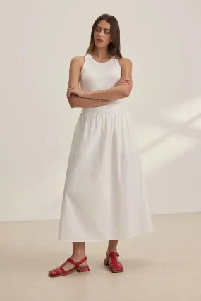 Bella Poplin Skirt