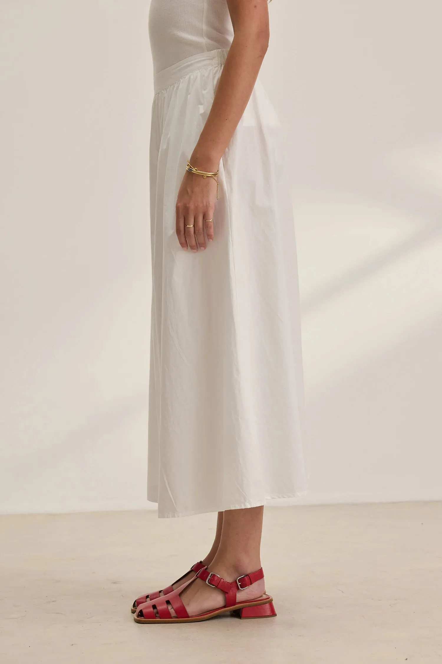 Bella Poplin Skirt