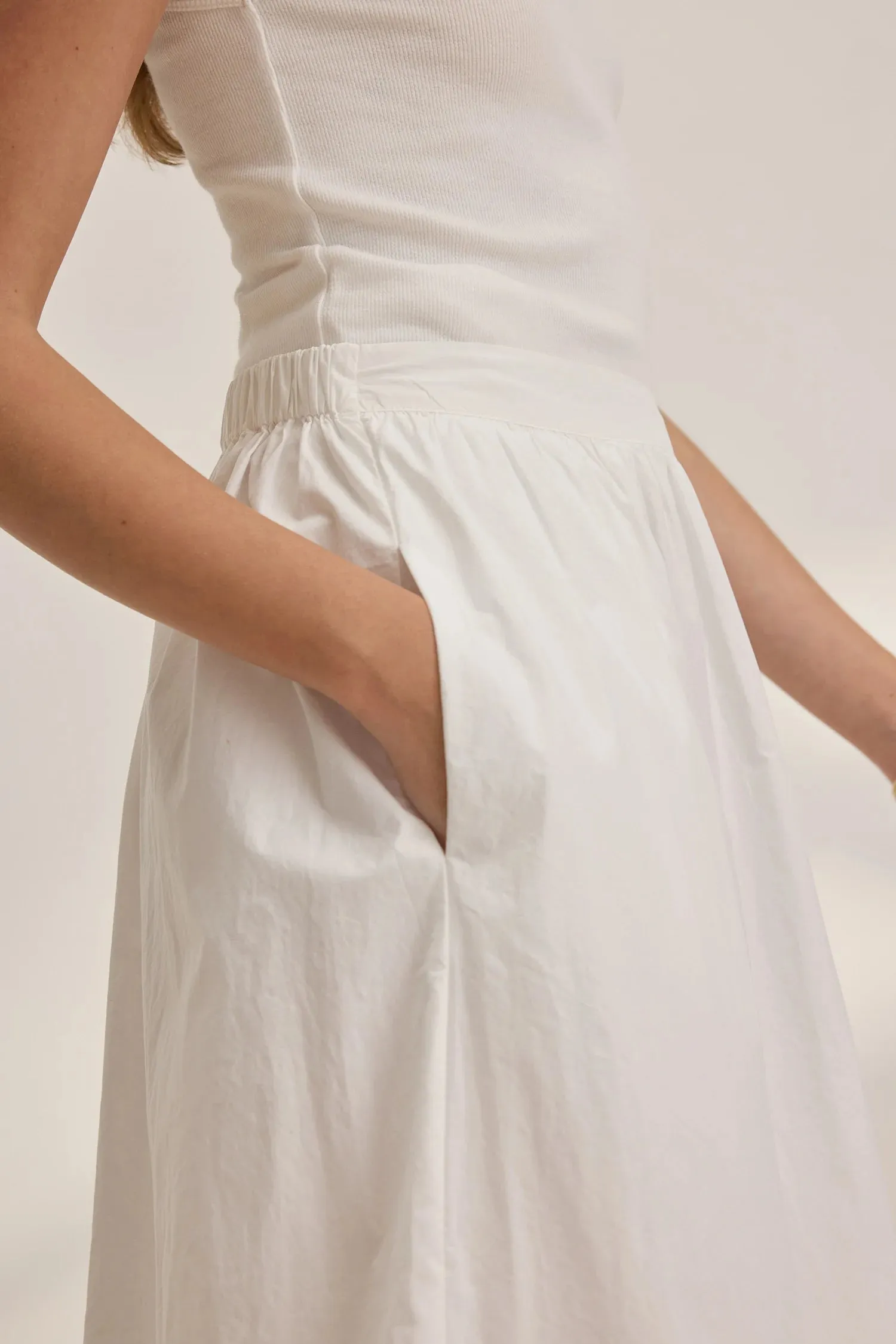 Bella Poplin Skirt