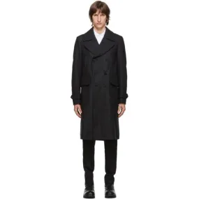 Belstaff Grey Wool Milford Coat