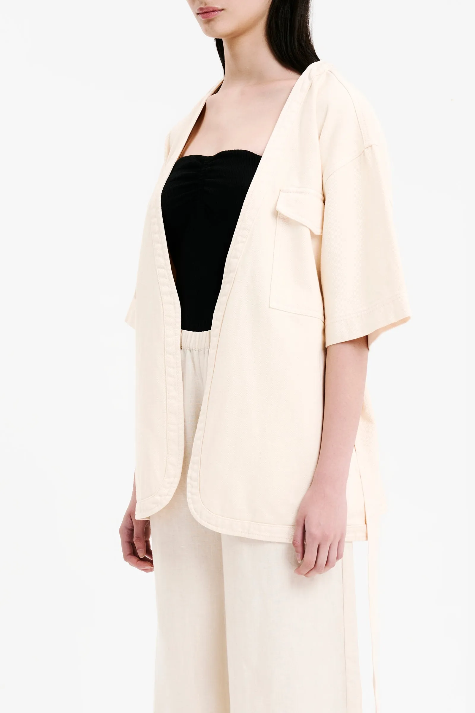 BLAISE TIE FRONT JACKET