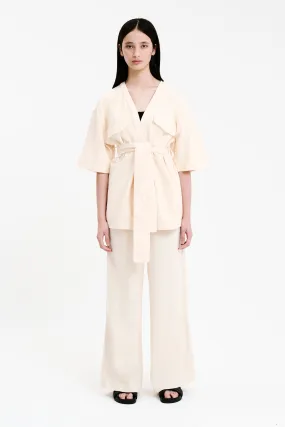 BLAISE TIE FRONT JACKET