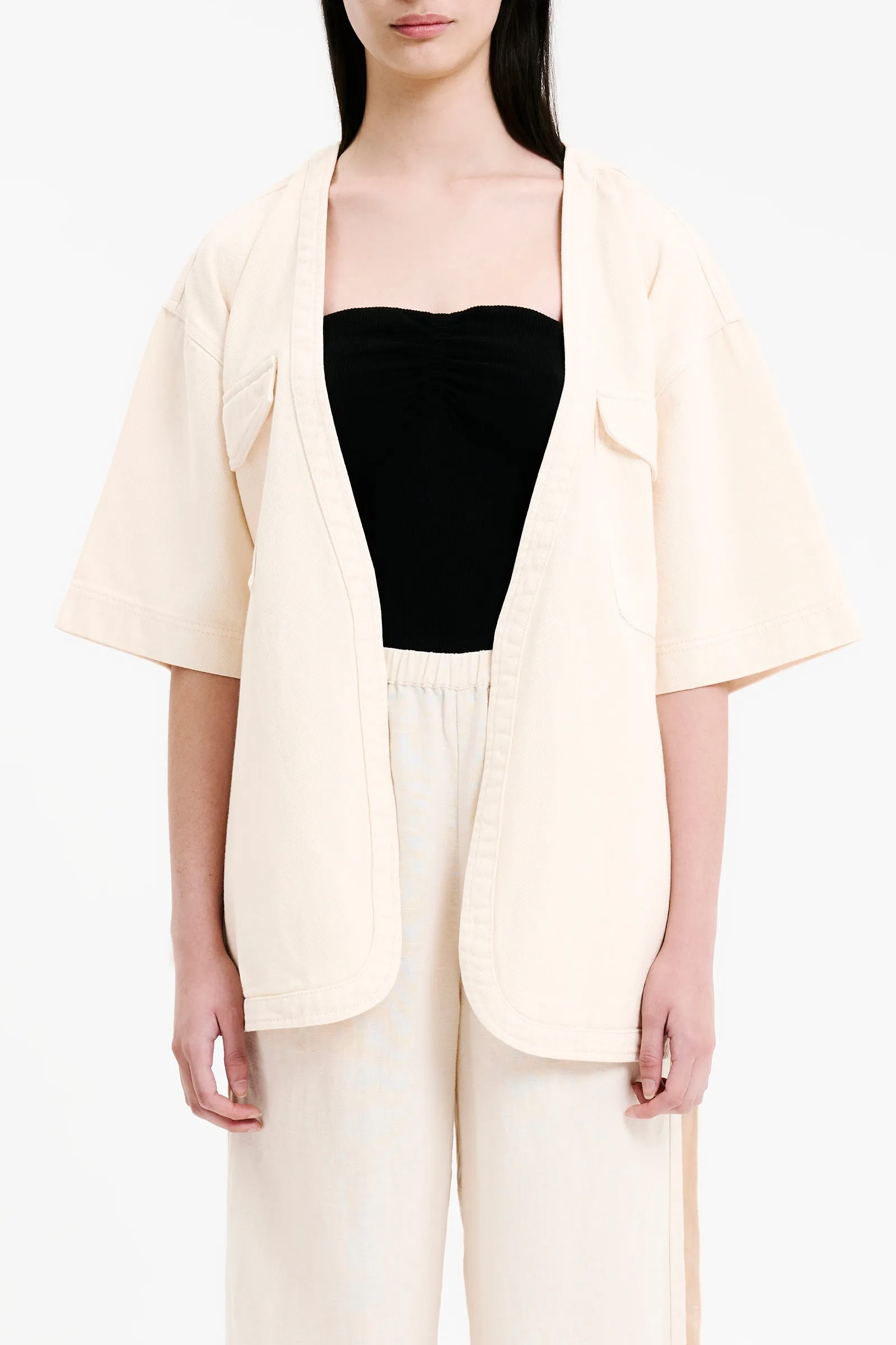 BLAISE TIE FRONT JACKET