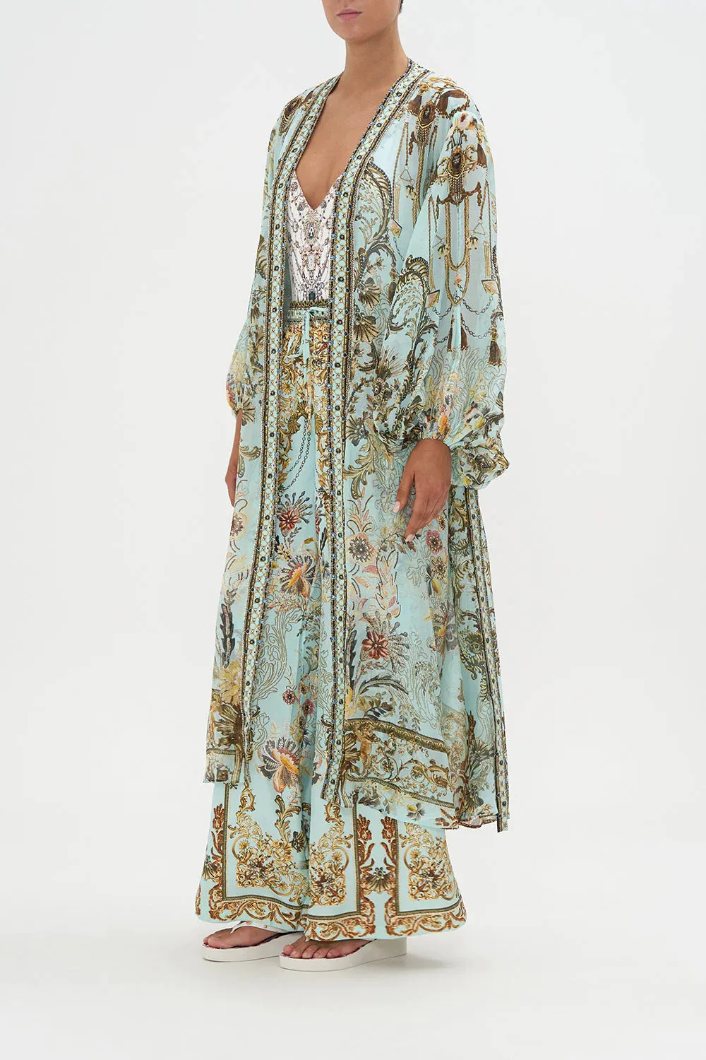 Blouson Sleeve Kimono - Adieu Yesterday