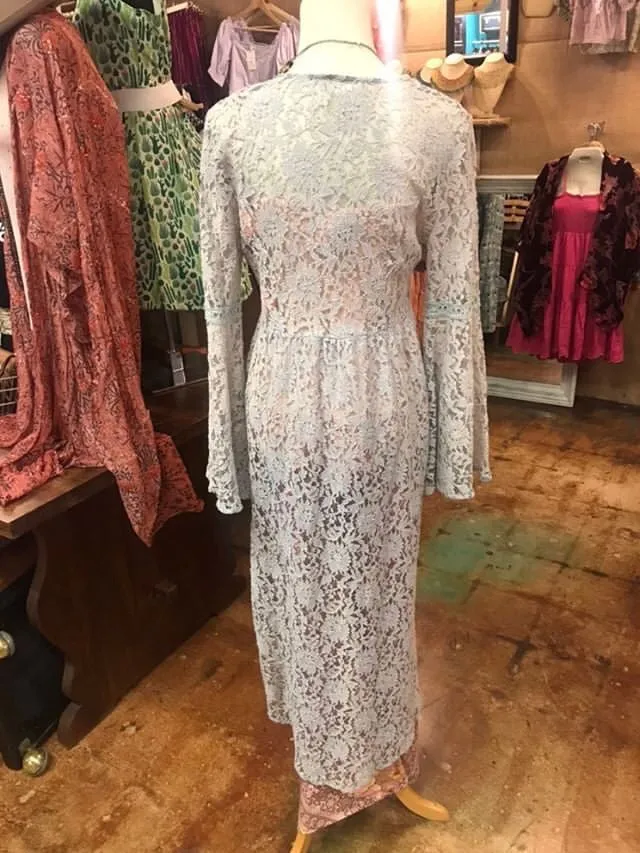 Blue Lace Duster- LAST ONE!