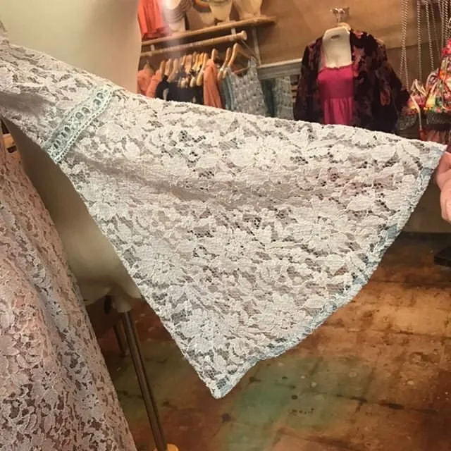 Blue Lace Duster- LAST ONE!