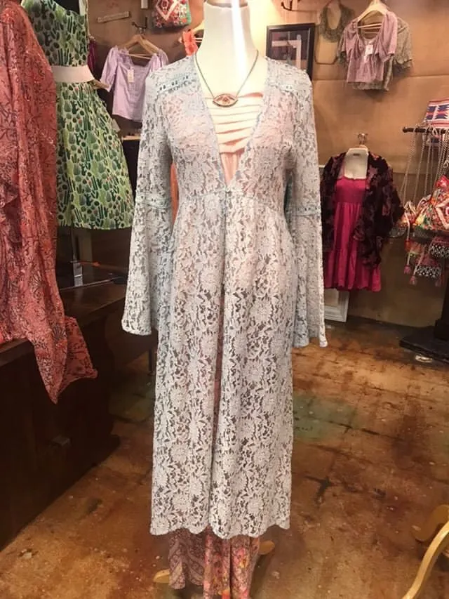 Blue Lace Duster- LAST ONE!