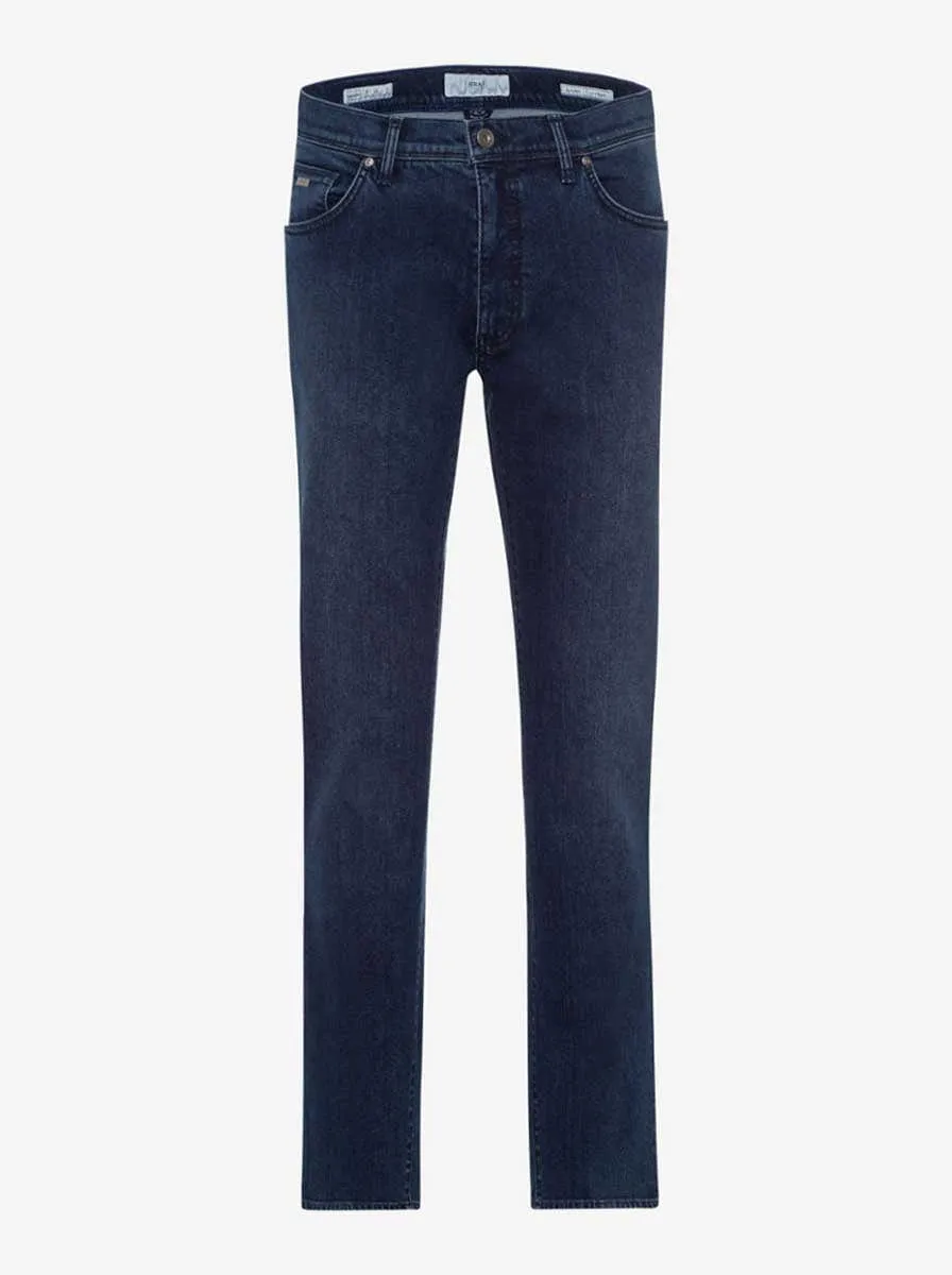 Brax - Cadiz Masterpiece: Straight Leg Dark Blue Jeans