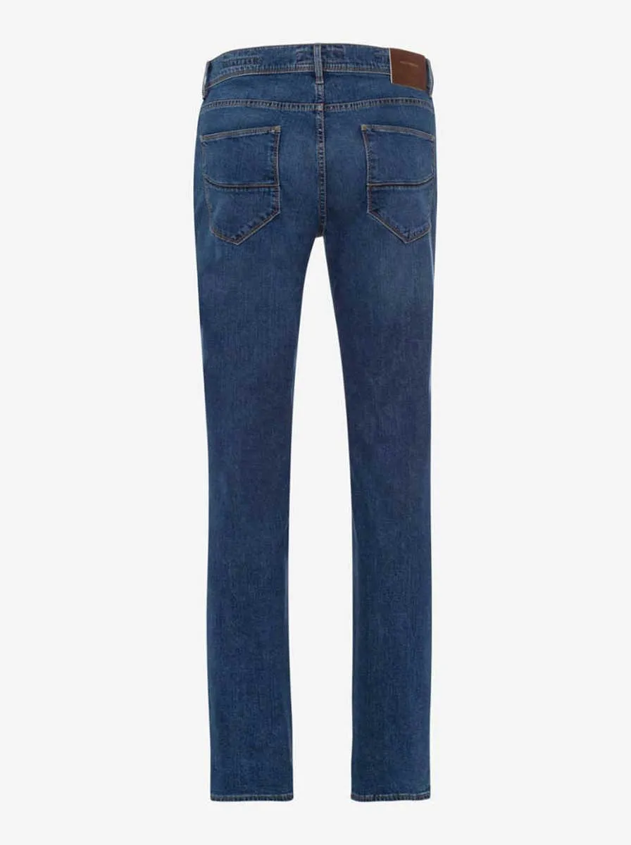 Brax - Cadiz Masterpiece: Straight Leg Regular Blue Jeans