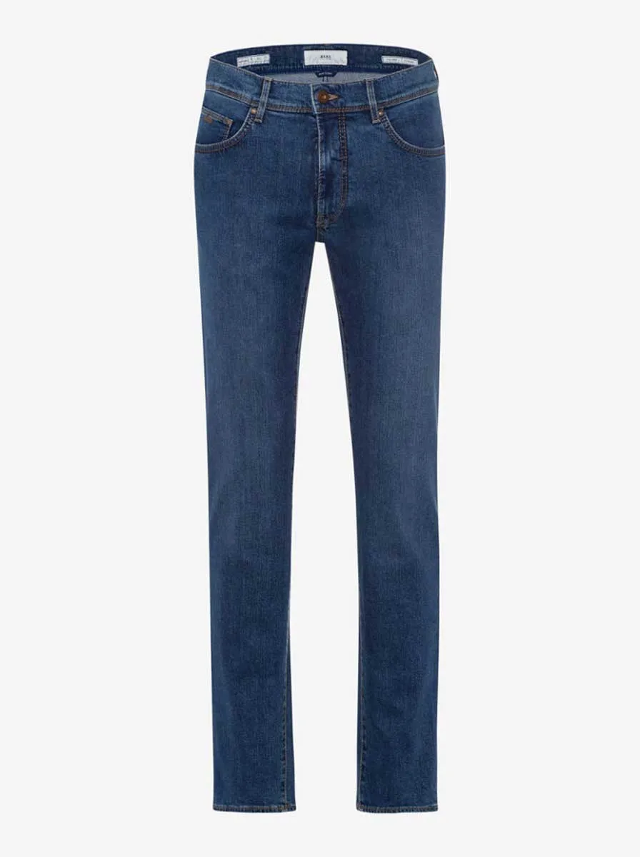 Brax - Cadiz Masterpiece: Straight Leg Regular Blue Jeans