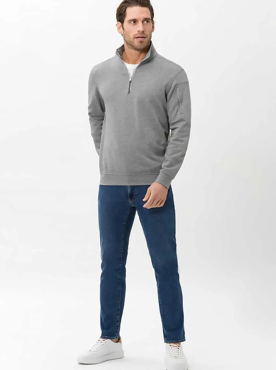 Brax - Cadiz Masterpiece: Straight Leg Regular Blue Jeans