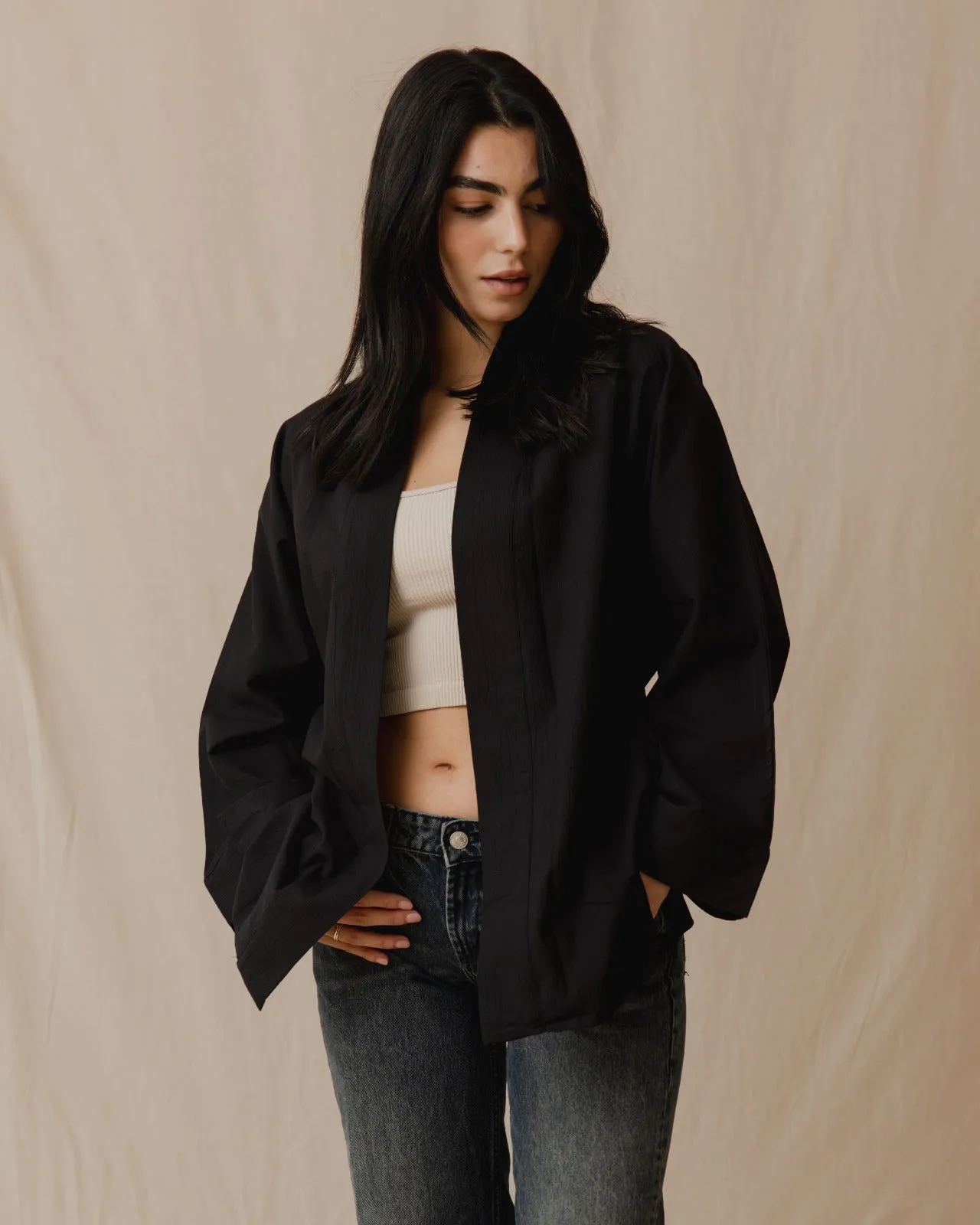 Breezy Kimono Black