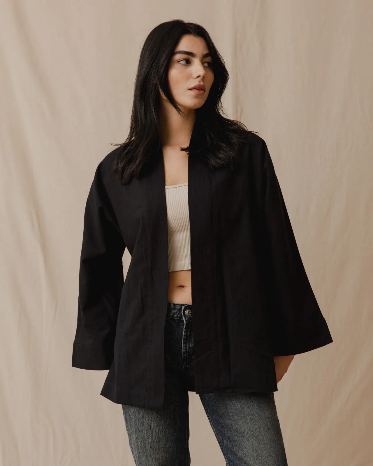 Breezy Kimono Black