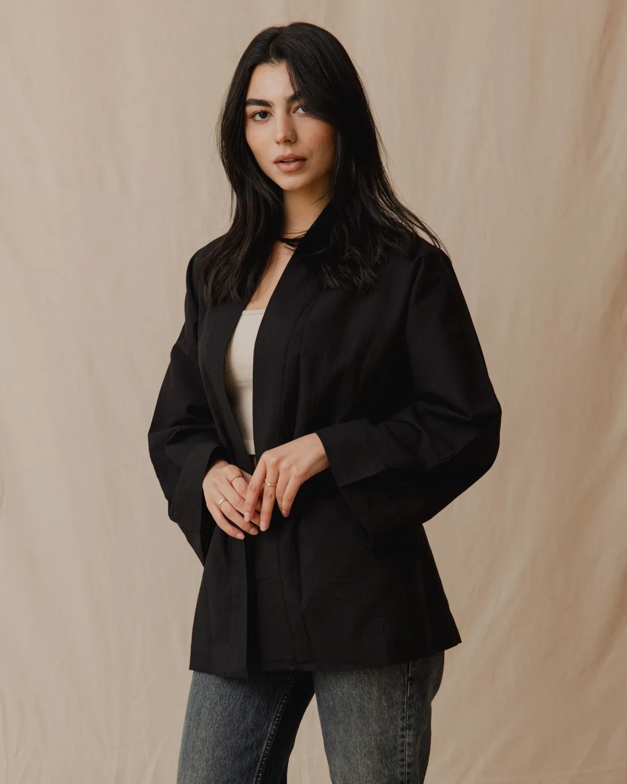 Breezy Kimono Black