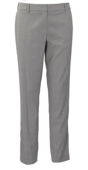 Calvin Klein Women's Petite Cropped Slim Fit Plaid Dress Pants Beige