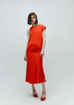 Camisole skirt - Red