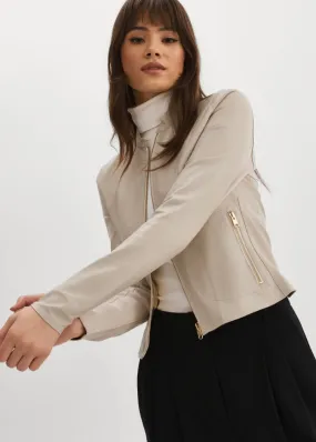 CHAPIN REVERSIBLE LEATHER BOMBER BY LA MARQUE SPRING 25