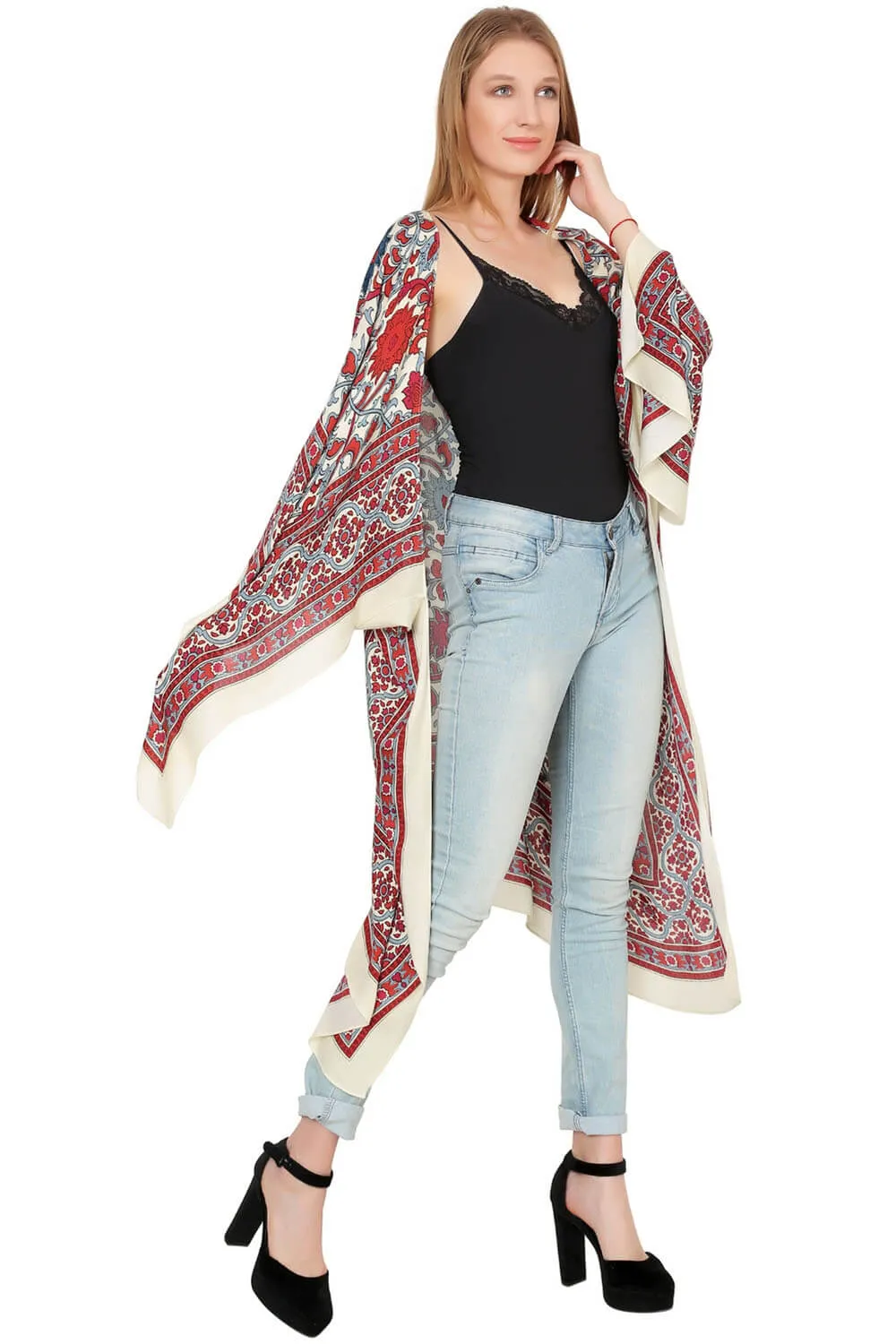 Chic & Comfy Floral Kimono