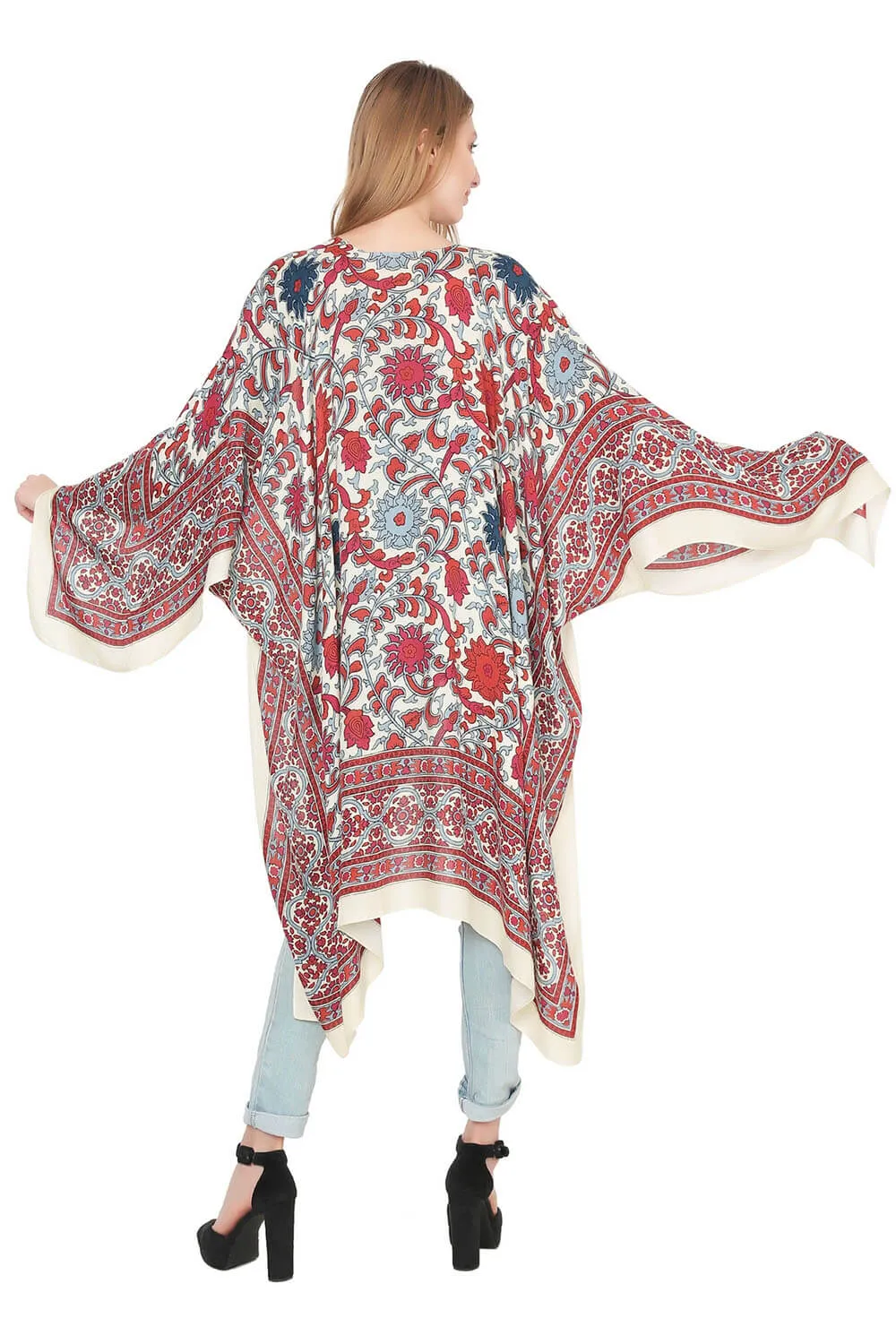 Chic & Comfy Floral Kimono