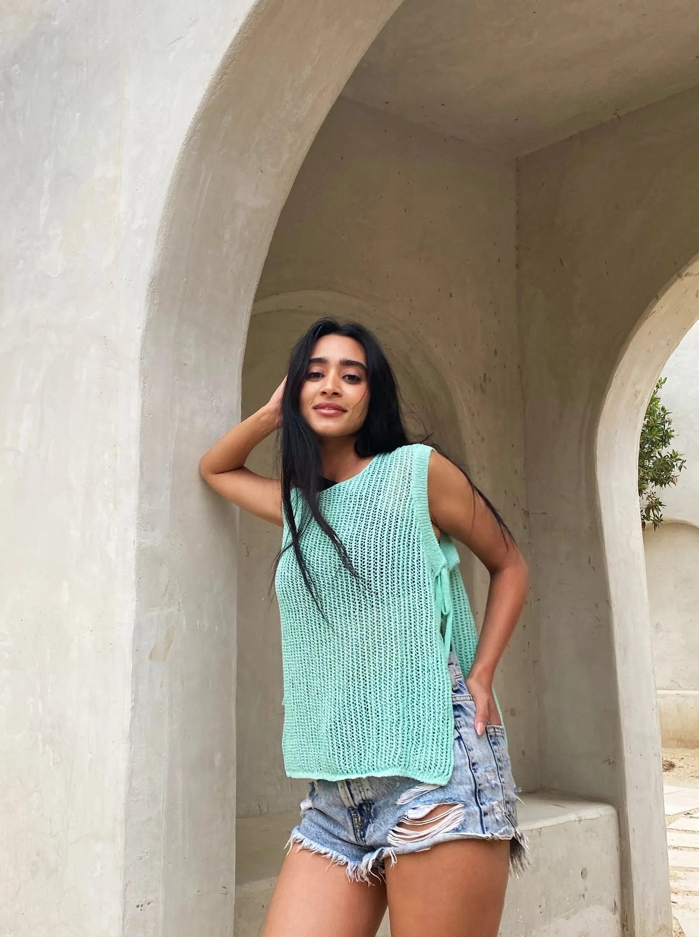 Chloe Vest Mint