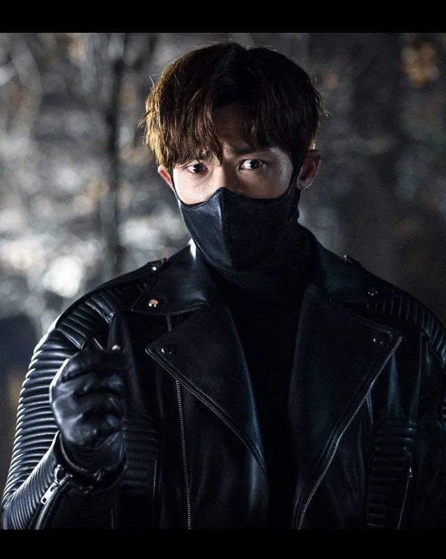 Choi Jin-Hyuk Rugal Black Leather Jacket