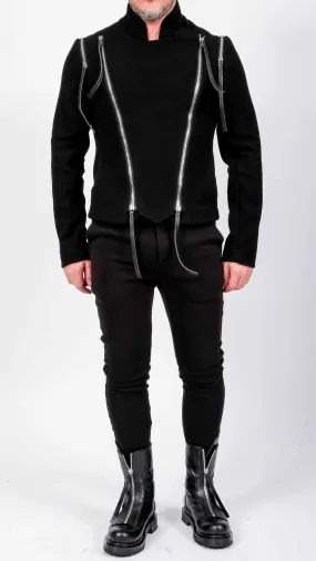 Coat with Zippers