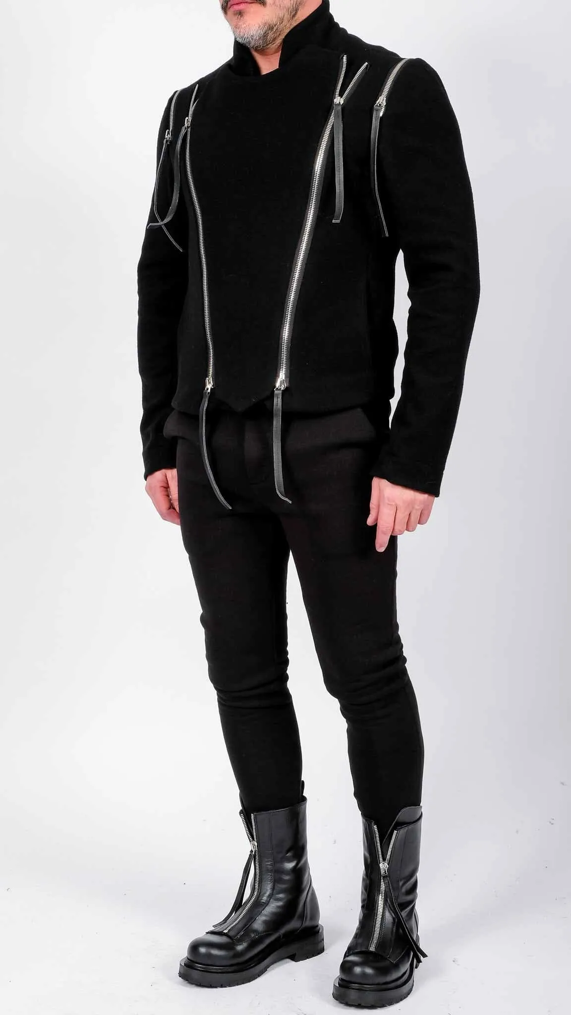 Coat with Zippers