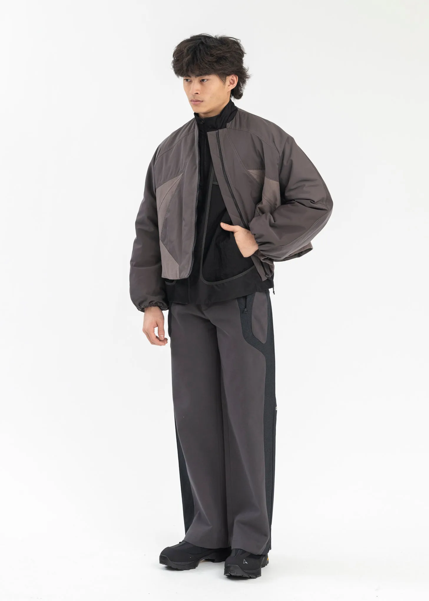 Dark Grey Cropped Jacket